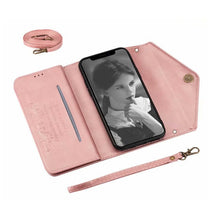 Laden Sie das Bild in den Galerie-Viewer, Handytasche aus Leder in Briefumschlagform