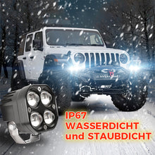 Laden Sie das Bild in den Galerie-Viewer, Quadratischer zweifarbiger Autoscheinwerfer