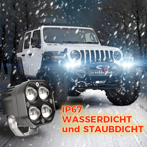 Quadratischer zweifarbiger Autoscheinwerfer