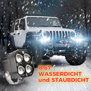 Quadratischer zweifarbiger Autoscheinwerfer