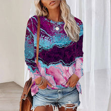 Laden Sie das Bild in den Galerie-Viewer, T-Shirt mit mehrfarbigem Aufdruck