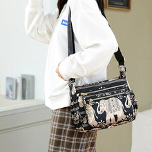 Laden Sie das Bild in den Galerie-Viewer, Stilvolle leichte wasserdichte bedruckte Umhängetasche