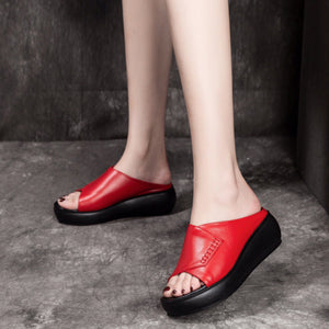 Sommerliche Fischmaulsandalen mit weicher Sohle für Damen