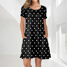 Laden Sie das Bild in den Galerie-Viewer, Damen Sommerkleid mit Print