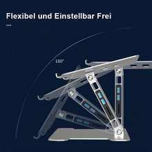 Laden Sie das Bild in den Galerie-Viewer, Faltbarer und tragbare Laptophalterung aus Aluminiumlegierung