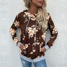 Laden Sie das Bild in den Galerie-Viewer, Langarm-Sweatshirt mit Kapuze