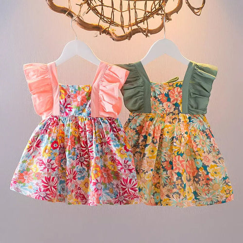 Ärmelloses Kleid für Mädchen