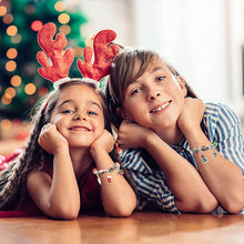 Laden Sie das Bild in den Galerie-Viewer, 24 Tage Countdown-Kalender DIY Weihnachten Adventskalender Armbänder Set