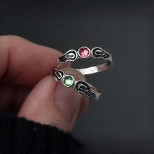 Laden Sie das Bild in den Galerie-Viewer, Personalisierte Engelsflügel-Ring