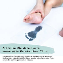 Laden Sie das Bild in den Galerie-Viewer, Schmutzfreies Baby-Abdruckset für Hände und Füße