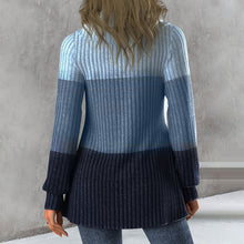 Laden Sie das Bild in den Galerie-Viewer, Lockerer Pullover mit Farbeblock-Print