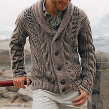 Laden Sie das Bild in den Galerie-Viewer, Strickjacke Cardigan Mit V-Ausschnitt