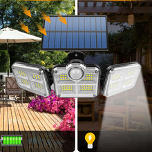 Laden Sie das Bild in den Galerie-Viewer, Solar geteilte Induktionswandleuchte mit Fernbedienung
