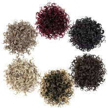 Laden Sie das Bild in den Galerie-Viewer, Elastischer lockerer kurzer Dutt mit Kordelzug