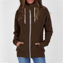 Laden Sie das Bild in den Galerie-Viewer, Fleece-Pullovermantel mit Reißverschluss