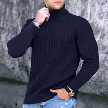 Laden Sie das Bild in den Galerie-Viewer, Lässiger Langärmliger Rollkragenpullover für Herren