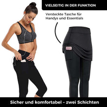 Laden Sie das Bild in den Galerie-Viewer, Einfarbige Lässige Yogahose mit Seitentaschen