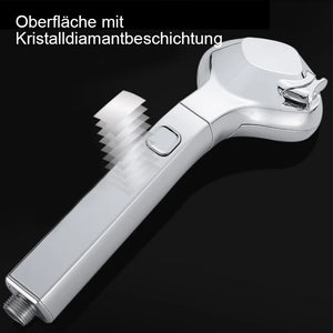 Duschkopf mit vier Geschwindigkeiten