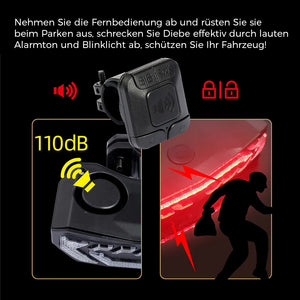 Bremslicht mit Fernbedienung für Fahrräder