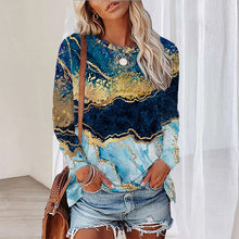 Laden Sie das Bild in den Galerie-Viewer, T-Shirt mit mehrfarbigem Aufdruck