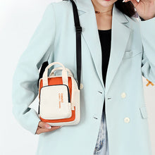 Laden Sie das Bild in den Galerie-Viewer, Lässige Umhängetasche Aus Nylon In Kontrastfarbe