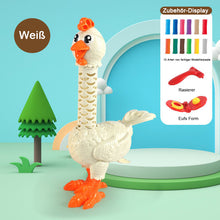 Laden Sie das Bild in den Galerie-Viewer, Lufttocknender fabiger Ton in Spielzeughühn für Kinder