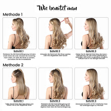 Laden Sie das Bild in den Galerie-Viewer, Lange Lockige Gewellte Perücke