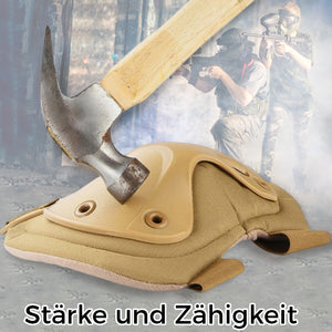 Militärische taktische Knie- und Ellbogenschützer, 4 Stück