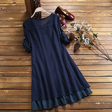 Laden Sie das Bild in den Galerie-Viewer, Vintage getäfeltes Kleid