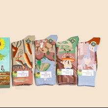 Laden Sie das Bild in den Galerie-Viewer, Langstapelige Ölgemälde Baumwollsocke