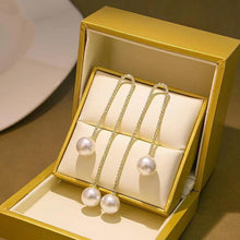 Laden Sie das Bild in den Galerie-Viewer, Elegante Diamant-Quastenperlenohrringe