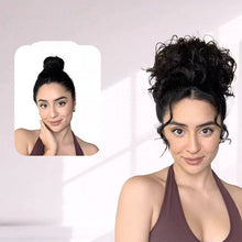 Laden Sie das Bild in den Galerie-Viewer, Elastischer lockerer kurzer Dutt mit Kordelzug