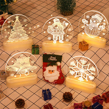 Laden Sie das Bild in den Galerie-Viewer, Weihnachtsdekorative Nachtlichter