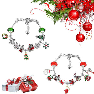24 Tage Countdown-Kalender DIY Weihnachten Adventskalender Armbänder Set