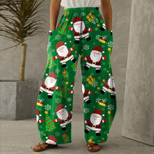 Laden Sie das Bild in den Galerie-Viewer, 2022 Mode Weihnachten beiläufige lose Hosen