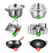 Laden Sie das Bild in den Galerie-Viewer, Wasserfeste und hochtemperaturbeständige Topfaufkleber aus Aluminiumfolie