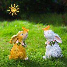 Laden Sie das Bild in den Galerie-Viewer, Ostern Solarbetriebenes LED-Kaninchen-Gartenlicht