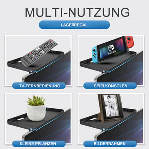 Kreative Aufbewahrungshalterung auf der TV-Oberseite