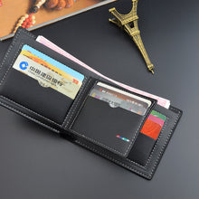 Laden Sie das Bild in den Galerie-Viewer, Herr kurze modische lässige Geldbörse mit mehreren Karten