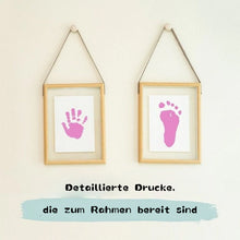 Laden Sie das Bild in den Galerie-Viewer, Schmutzfreies Baby-Abdruckset für Hände und Füße