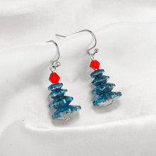 Laden Sie das Bild in den Galerie-Viewer, Kreative Weihnachtsbaumohrringe