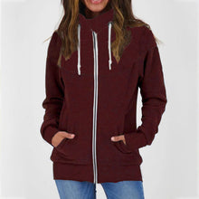 Laden Sie das Bild in den Galerie-Viewer, Fleece-Pullovermantel mit Reißverschluss