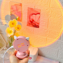 Laden Sie das Bild in den Galerie-Viewer, Mini Süße Sonnenuntergangsatmosphäre Tischlampe