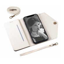 Laden Sie das Bild in den Galerie-Viewer, Handytasche aus Leder in Briefumschlagform