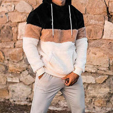 Laden Sie das Bild in den Galerie-Viewer, Lässiger Langärmliger Plüschiger Kapuzenpullover