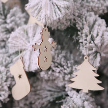 Laden Sie das Bild in den Galerie-Viewer, Kreativer Weihnachtsbaumanhänger Aus Holz