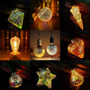 3D Feuerwerk dekorative LED Glühbirne