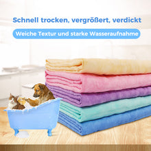 Laden Sie das Bild in den Galerie-Viewer, Verdicktes Weiches Schnelltrocknendes Handtuch Für Haustiere