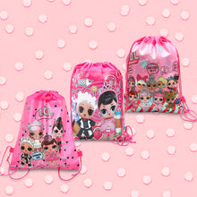 Laden Sie das Bild in den Galerie-Viewer, Puppenfiguren Kordelzug Tasche