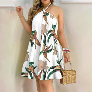 Trägerloses Kleid zum Binden